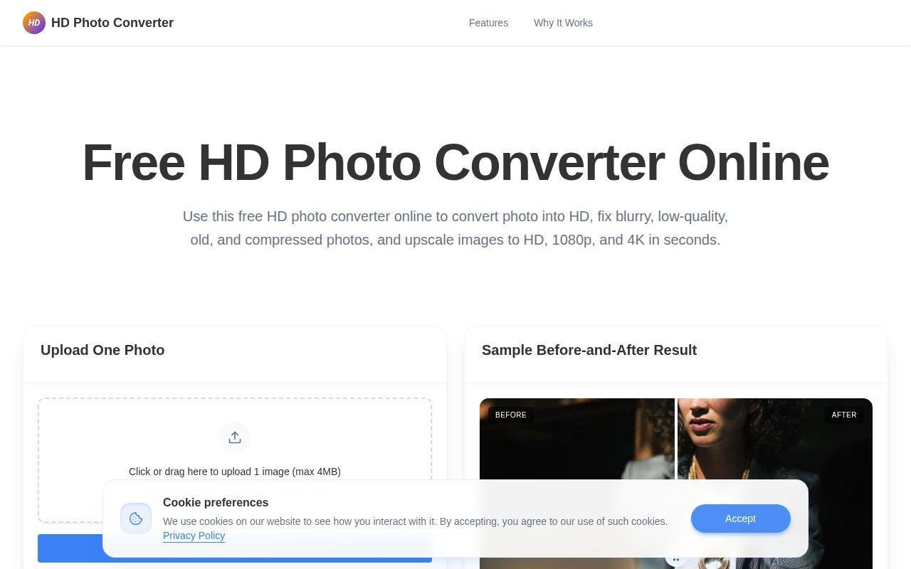 HD Photo Converter screenshot